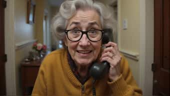 Daisy, the latest innovation from British telecom giant Virgin Media O2, has a voice resembling that of a sweet elderly woman, it talks to scammers and waste as much of their time as possible'. Image courtesy: Virginmedia O2