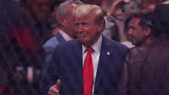 Donald Trump has already said before that he wants to lead the PGA and LIV golf merger. Image: Reuters