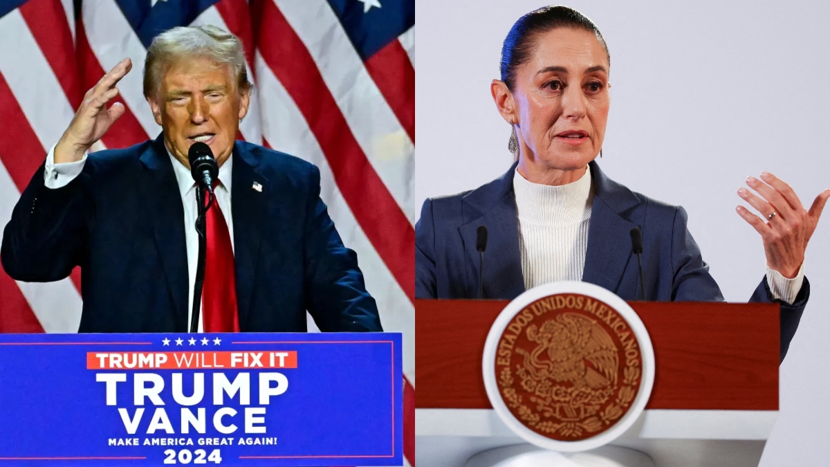 US President Donald Trump and Mexican President Claudia Sheinbaum. AP/Reuters US President Donald Trump and Mexican President Claudia Sheinbaum. AP/Reuters