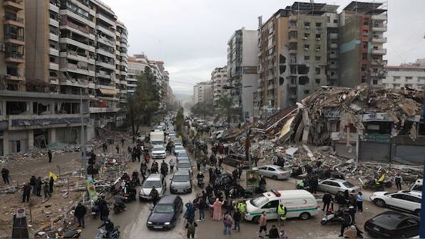In Photos: It’s a happy homecoming as Lebanese return after ceasefire deal with Israel. The result: Traffic jams