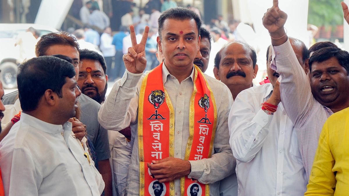 Shiv Sena candidate Milind Deora in Mumbai. He faces off against Aaditya Thackeray from the Worli constituency in Mumbai. File image/PTI Shiv Sena candidate Milind Deora in Mumbai. He faces off against Aaditya Thackeray from the Worli constituency in Mumbai. File image/PTI