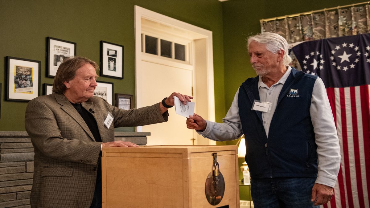 Residents of Dixville Notch cast their ballots in the US election at midnight in the living room of the Tillotson House at the Balsams Grand Resort, marking the first votes in the US election, in Dixville Notch, New Hampshire on November 5. AFP Residents of Dixville Notch cast their ballots in the US election at midnight in the living room of the Tillotson House at the Balsams Grand Resort, marking the first votes in the US election, in Dixville Notch, New Hampshire on November 5. AFP