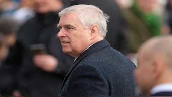 Britain's Prince Andrew, Duke of York attends the Royal Family's Christmas Day service at St. Mary Magdalene's church, as the Royals take residence at the Sandringham estate in eastern England, Britain December 25, 2023. Reuters