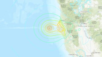 An earthquake activated emergency alerts in California just before 11am local time on Thursday. USGS