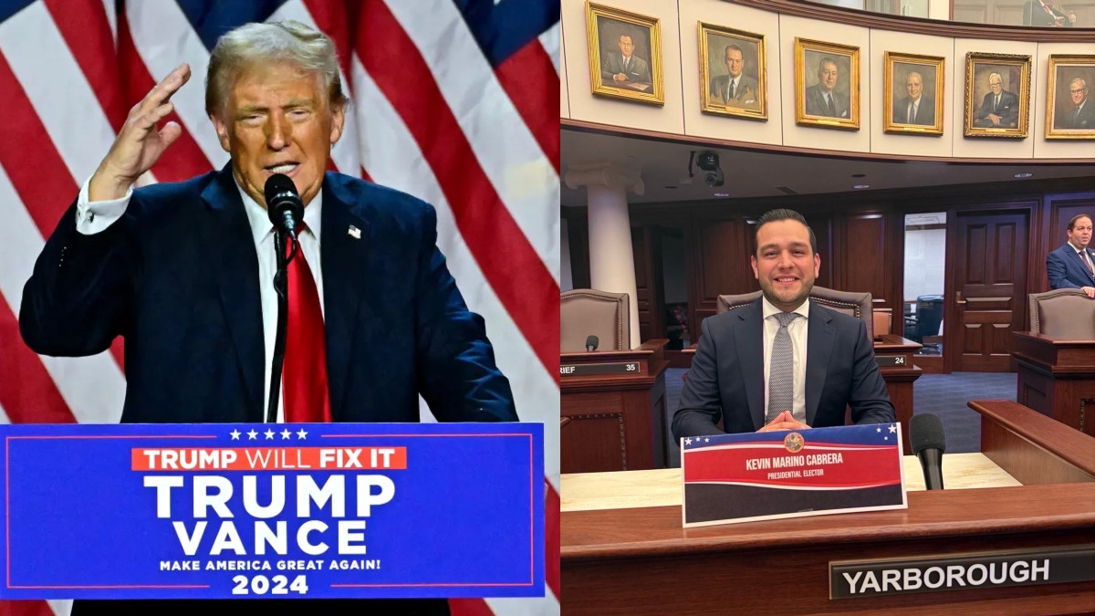 US President-elect Donald Trump named Florida County Commissioner Kevin Marino Cabrera as the ambassador of Panama. X - @KMCabreraFL / AP US President-elect Donald Trump named Florida County Commissioner Kevin Marino Cabrera as the ambassador of Panama. X - @KMCabreraFL / AP