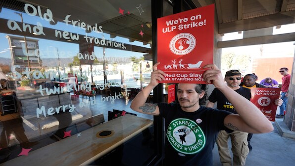 Why are Starbucks workers on strike across the US?