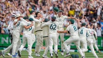 Australia defeated India by 184 runs in the fourth Test in Melbourne to take a 2-1 lead. AP 