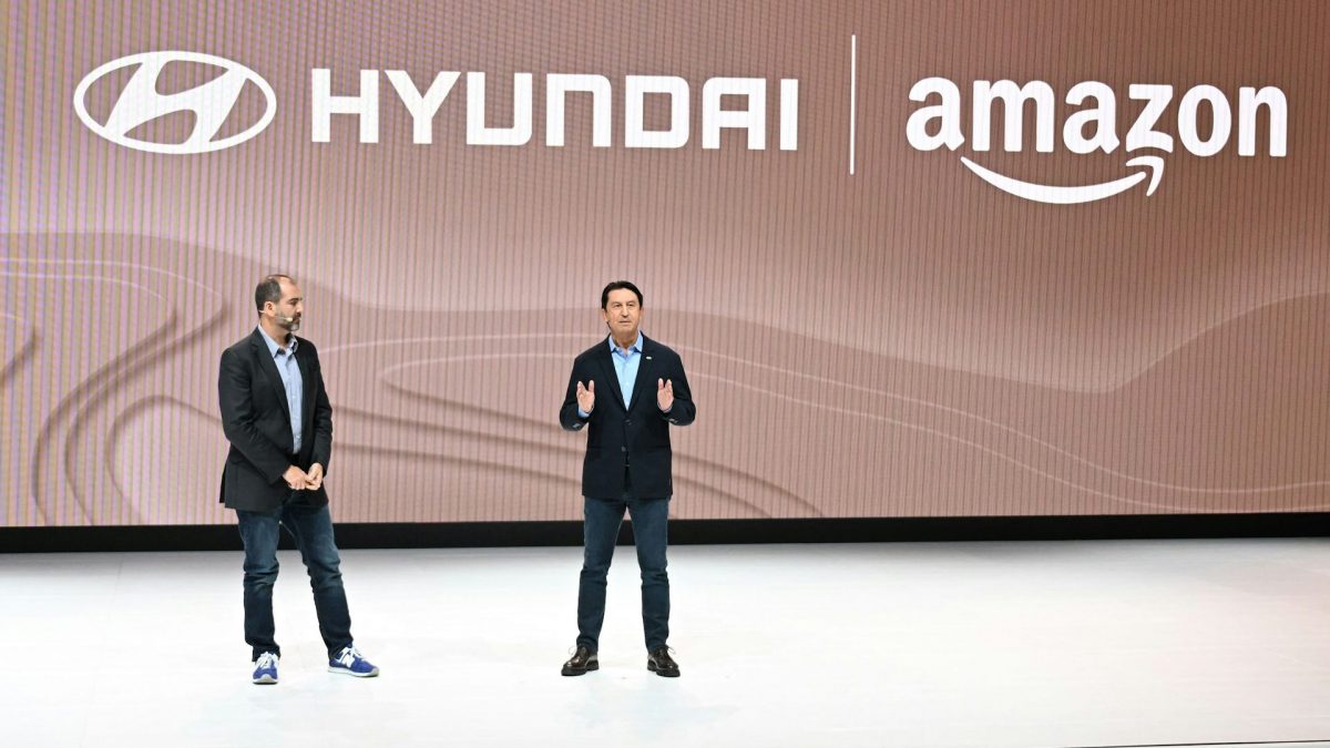 Hyundai and Amazon announced their partnership to sell cars in the US back in November 2023. Image Credit: AFP Hyundai and Amazon announced their partnership to sell cars in the US back in November 2023. Image Credit: AFP