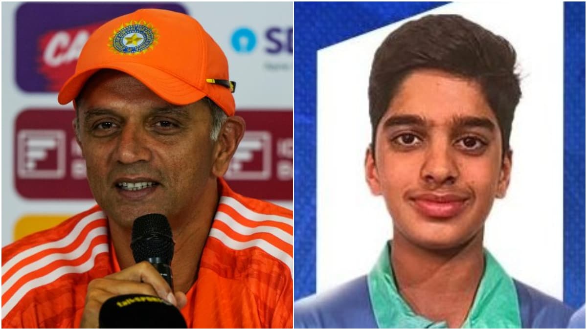 Rahul Dravid's younger son Anvay slams unbeaten ton in Vijay Merchant Trophy