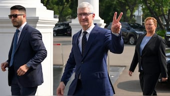 Apple CEO Tim Cook during a trip to Indonesia earlier this year. Image Credit: Reuters