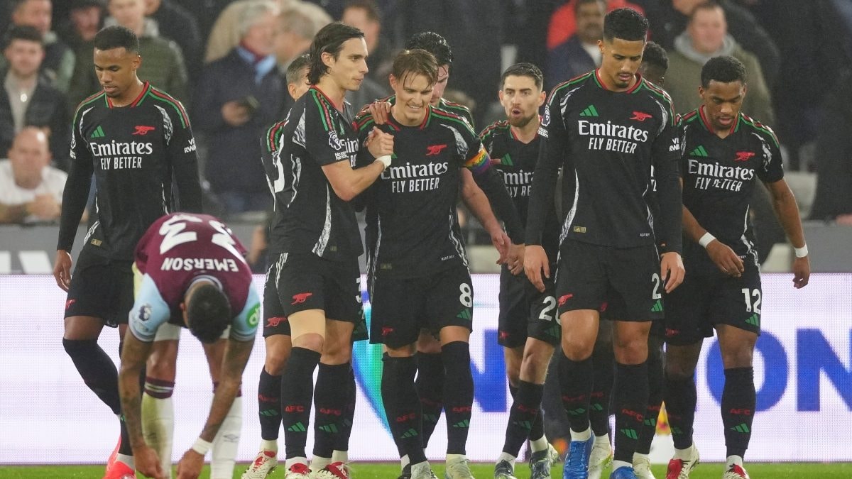 Premier League: Arsenal thrash West Ham United to go second; Kluivert scores penalty hat-trick in Bournemouth's win