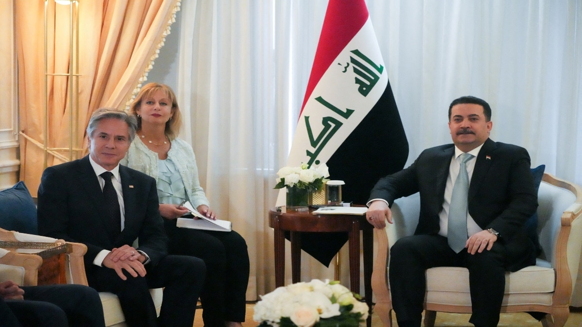 Blinken makes unannounced Iraq visit to discuss Syria's future and regional security post-Assad