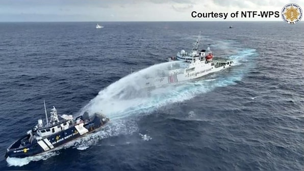 Philippines accuses China Coast Guard of aggressive actions in Scarborough Shoal, says 'sideswiped' govt vessel