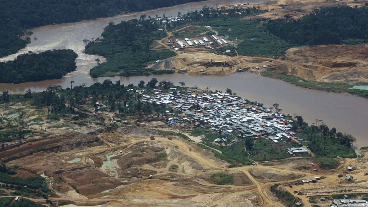 Deforestation is visible near the Muchacha mine in September 2022 near the Okapi Wildlife Reserve in Congo. Source: AP. Deforestation is visible near the Muchacha mine in September 2022 near the Okapi Wildlife Reserve in Congo. Source: AP.