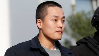 Police officers escort Terraform Labs co-founder Do Kwon after he served a sentence for document forgery, in Podgorica, Montenegro, March 23, 2024. Reuters