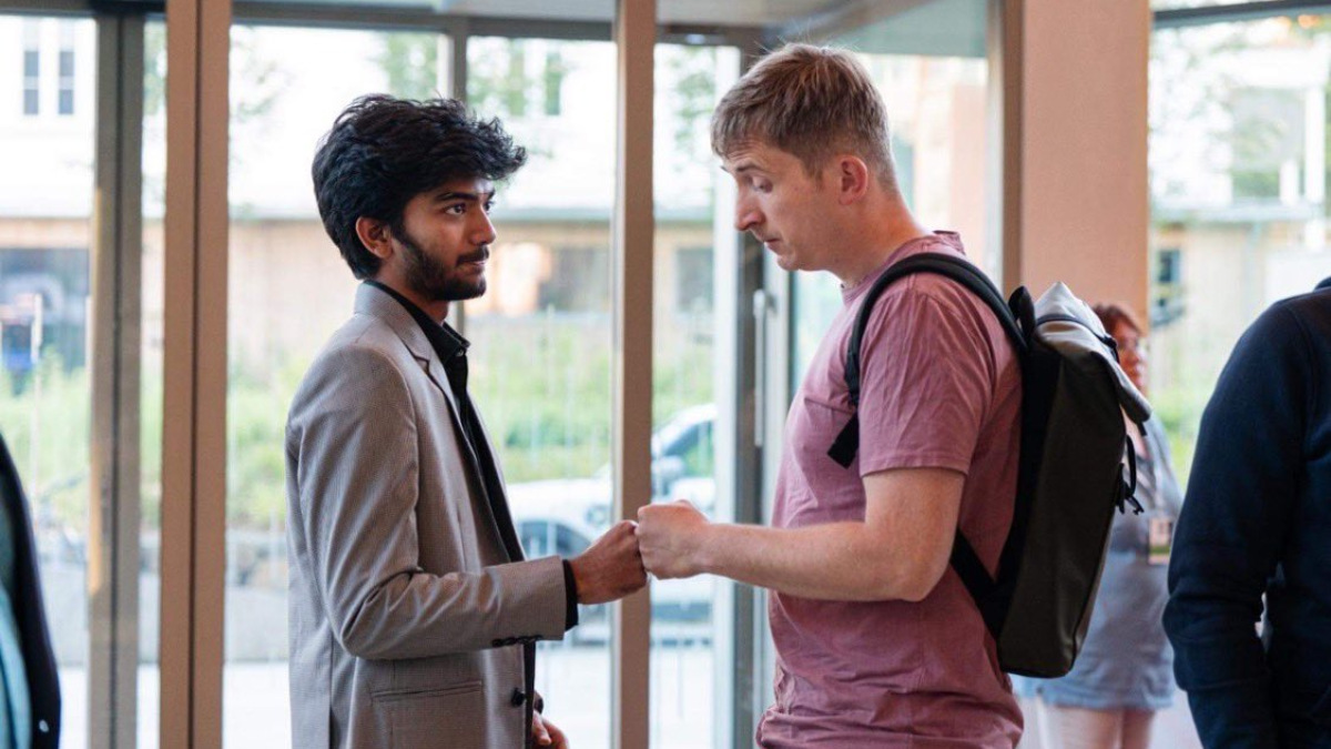 File image of newly-crowned chess world champion D Gukesh and his trainer and second, Polish Grandmaster Grzegorz Gajewski. Image credit: X/@GajuChess File image of newly-crowned chess world champion D Gukesh and his trainer and second, Polish Grandmaster Grzegorz Gajewski. Image credit: X/@GajuChess