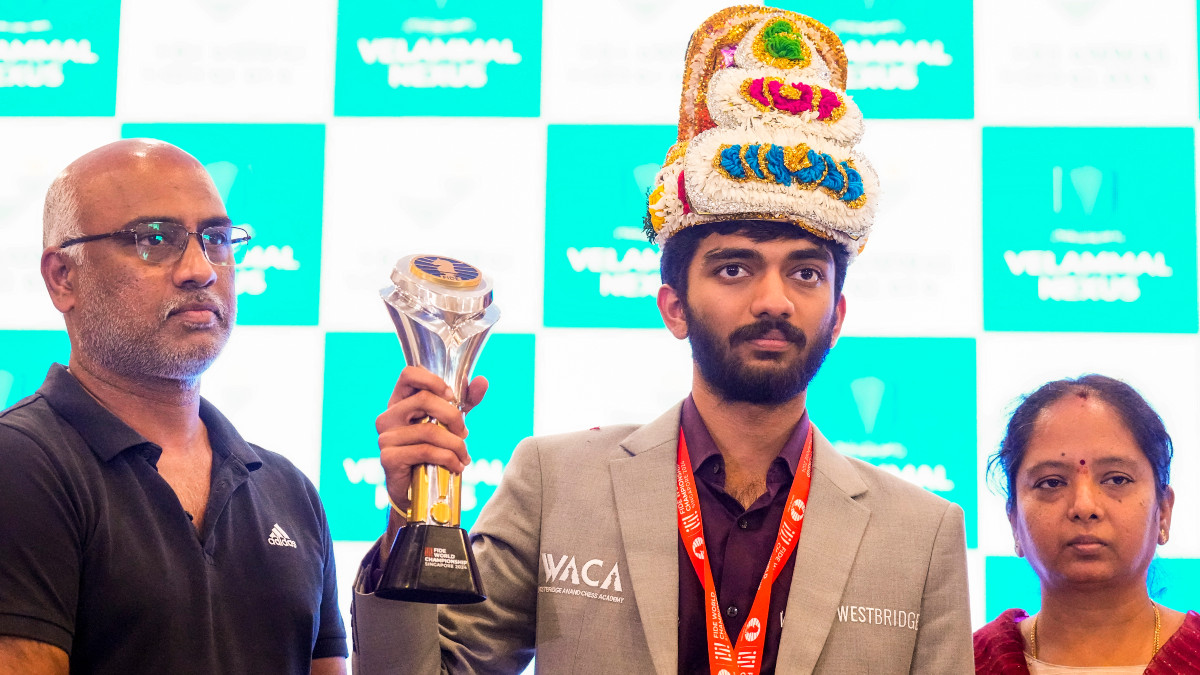 D Gukesh promises to continue delivering 'best moves on 64 squares and outside' after being nominated for Khel Ratna D Gukesh promises to continue delivering 'best moves on 64 squares and outside' after being nominated for Khel Ratna