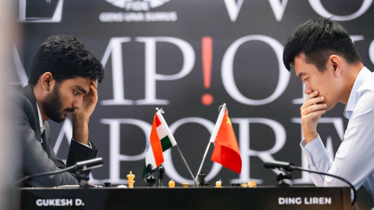 D Gukesh vs Ding Liren Game 8 LIVE Streaming: Match timing, date and current score in World Chess Championship 2024