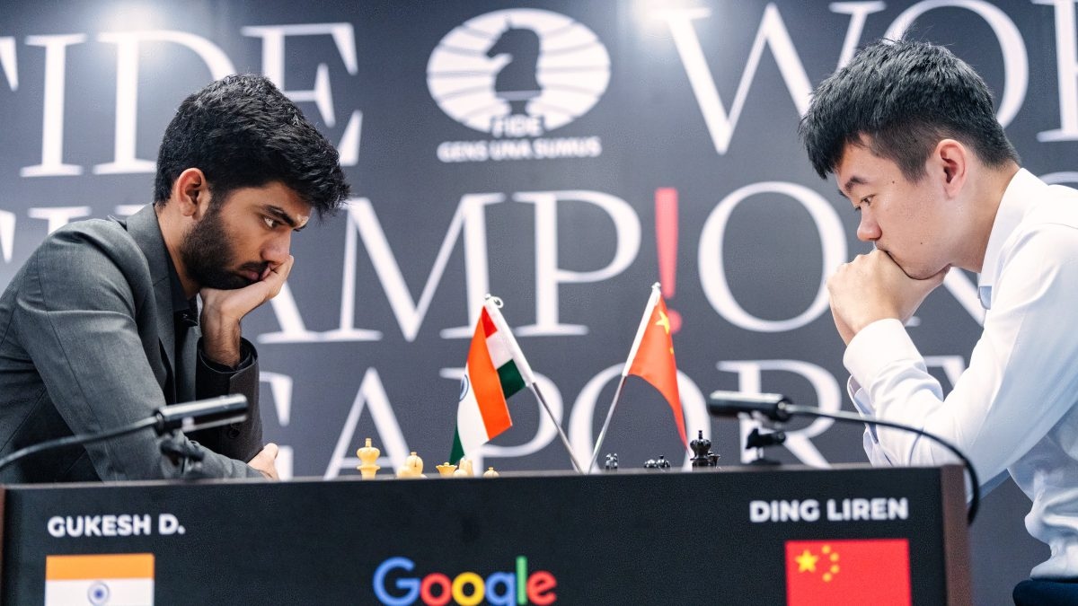 D Gukesh vs Ding Liren Game 9: Indian GM misses white-piece advantage as scores stay tied