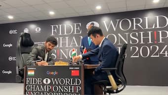 With just two games to go, D Gukesh and Ding Liren are still fighting to take a lead in World Chess Championship 2024. Image: Fide
