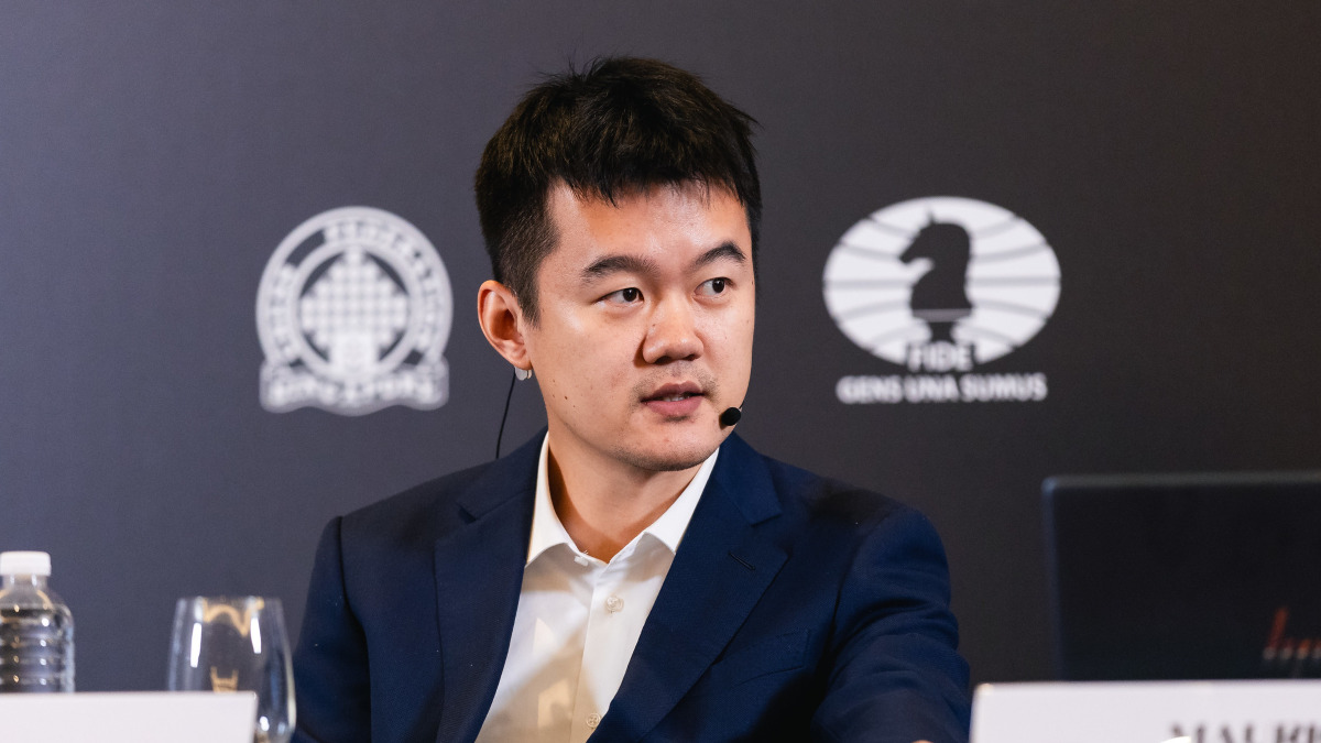 Ding Liren will compete at the Esports World Cup later this year. Image: FIDE Ding Liren will compete at the Esports World Cup later this year. Image: FIDE