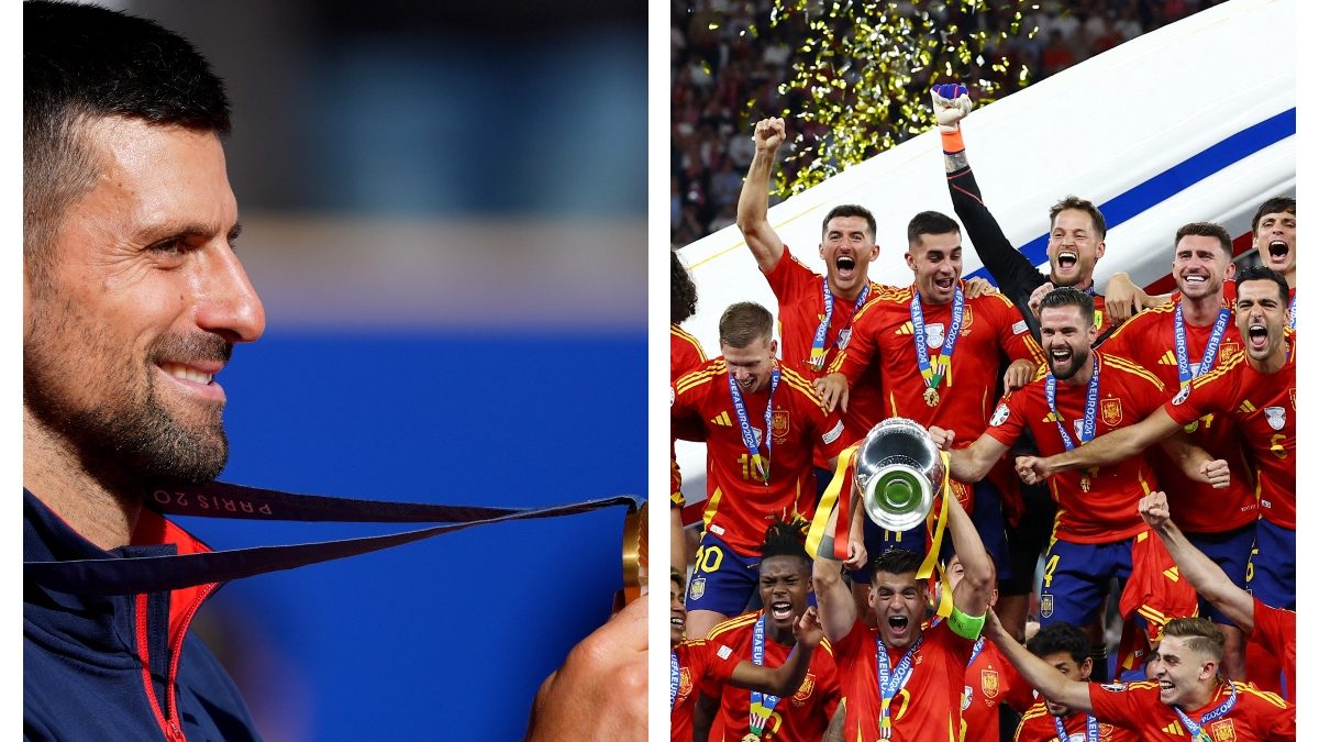 Rewind 2024: From Djokovic winning gold in Paris Olympics to Spain's Euro triumph, top 10 sporting moments this year Rewind 2024: From Djokovic winning gold in Paris Olympics to Spain's Euro triumph, top 10 sporting moments this year