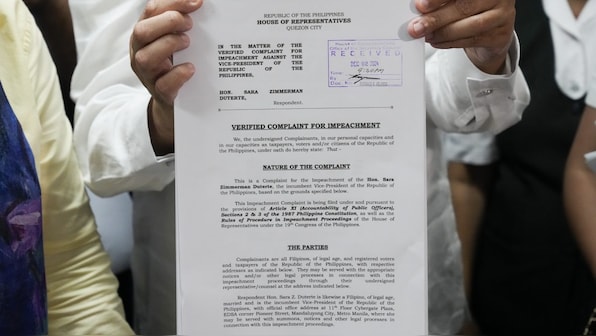 Philippines: Impeachment complaint against VP Duterte for threatening President Marcos