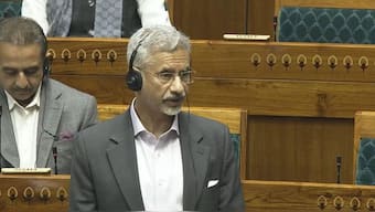 In Lok Sabha on December 13, 2024, External Affairs Minister S Jaishankar expresses concern over attacks on minorities and Hindu temples in Bangladesh. Source: Screengrab | X.