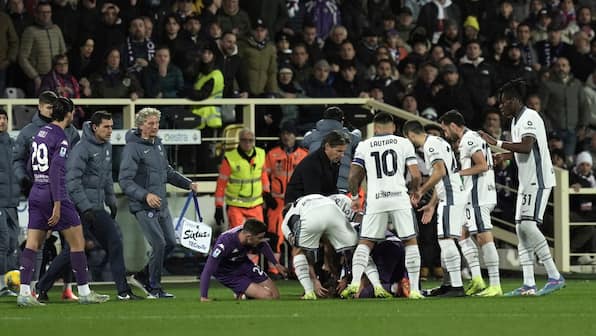Fiorentina midfielder Edoardo Bove currently stable after collapsing on field during Serie A match against Inter Milan