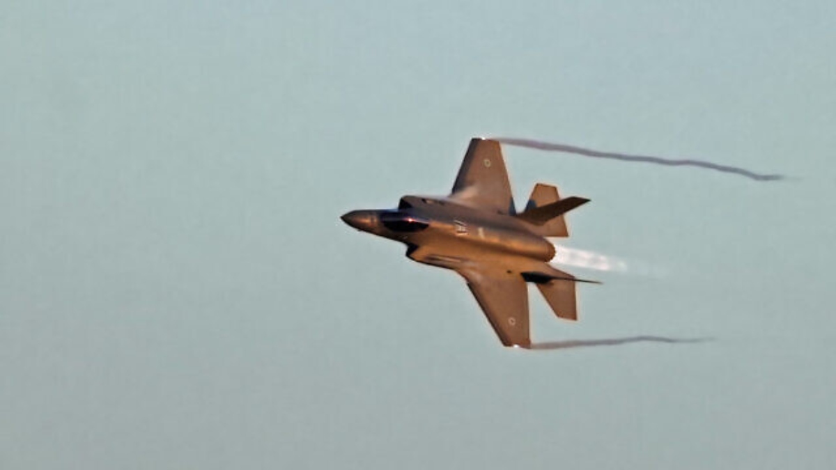 An F-35 Adir from Squadron 140 takes part in an Israeli air force show during the graduation ceremony for soldiers who have completed the IAF Flight Course, at the Hatzerim Air Base in the Negev Desert, June 29, 2023. File Image / X An F-35 Adir from Squadron 140 takes part in an Israeli air force show during the graduation ceremony for soldiers who have completed the IAF Flight Course, at the Hatzerim Air Base in the Negev Desert, June 29, 2023. File Image / X