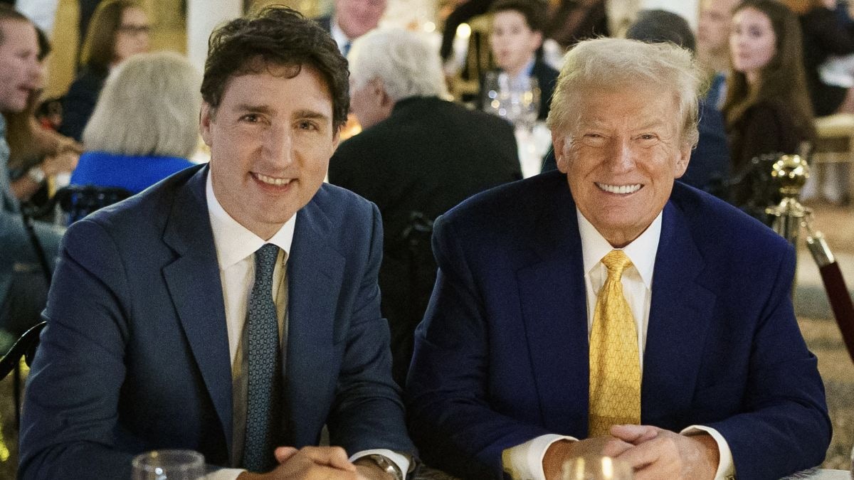 In a fresh jibe, Trump says had dinner with ‘Governor Justin Trudeau of the Great State of Canada’