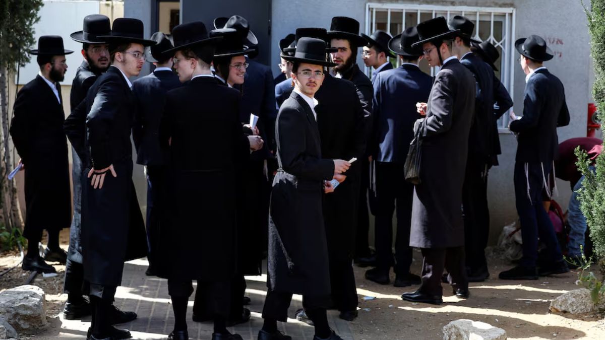 Wives & mothers of Israeli soldiers protest against draft exemptions to ultra-Orthodox Jews Wives & mothers of Israeli soldiers protest against draft exemptions to ultra-Orthodox Jews