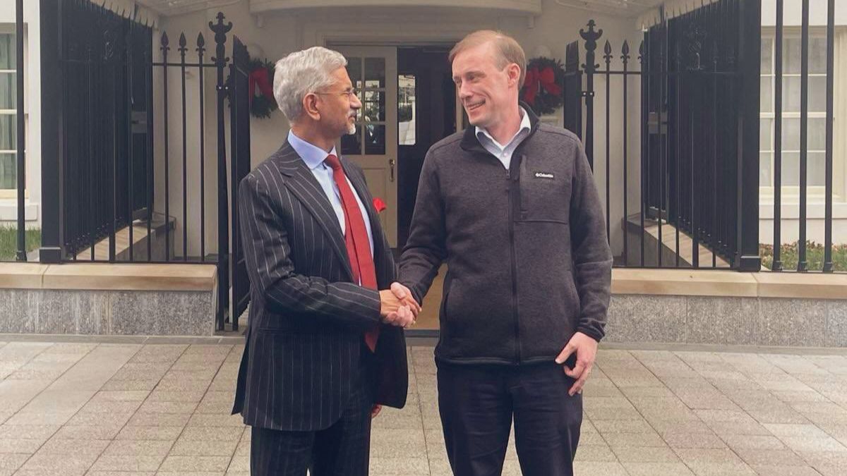 Minister of External Affairs S Jaishankar meets US National Security Advisor Jake Sullivan in Washington DC. (Photo: X/S Jaishankar) Minister of External Affairs S Jaishankar meets US National Security Advisor Jake Sullivan in Washington DC. (Photo: X/S Jaishankar)