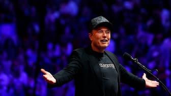 Elon Musk speaks a campaign rally for Republican presidential nominee former President Donald Trump at Madison Square Garden, Sunday, Oct. 27, 2024, in New York. (Photo: AP)