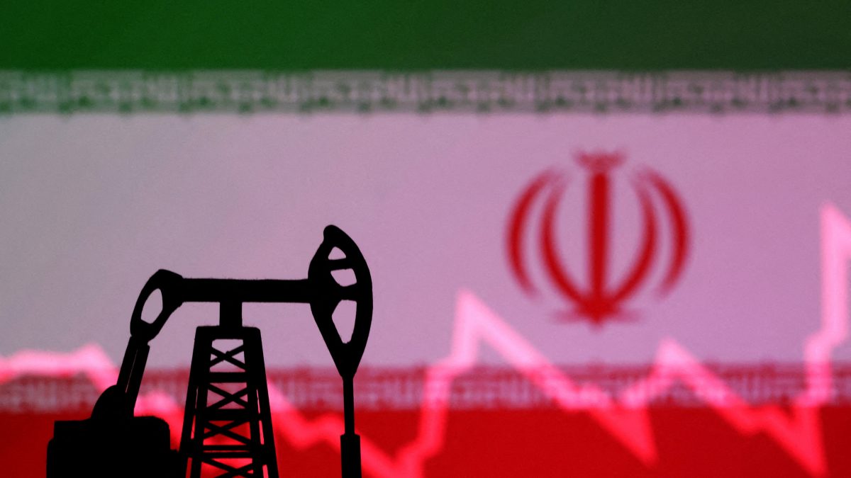 Iranian flag with stock graph and an oil pump jack miniature model are seen in this illustration. File image/ Reuters Iranian flag with stock graph and an oil pump jack miniature model are seen in this illustration. File image/ Reuters