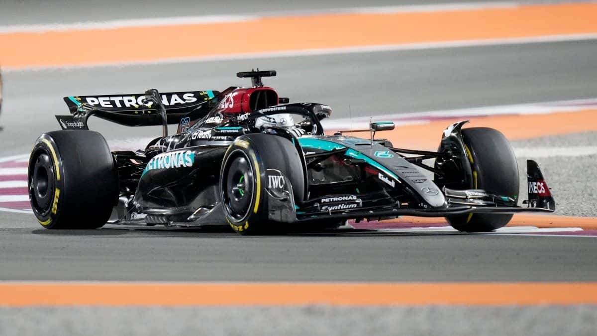 George Russell takes pole position for Qatar Grand Prix after Max Verstappen handed grid penalty – Firstpost