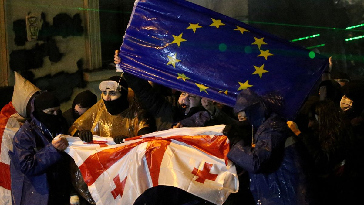 Explained: What’s behind the massive protests in Georgia? Explained: What’s behind the massive protests in Georgia?
