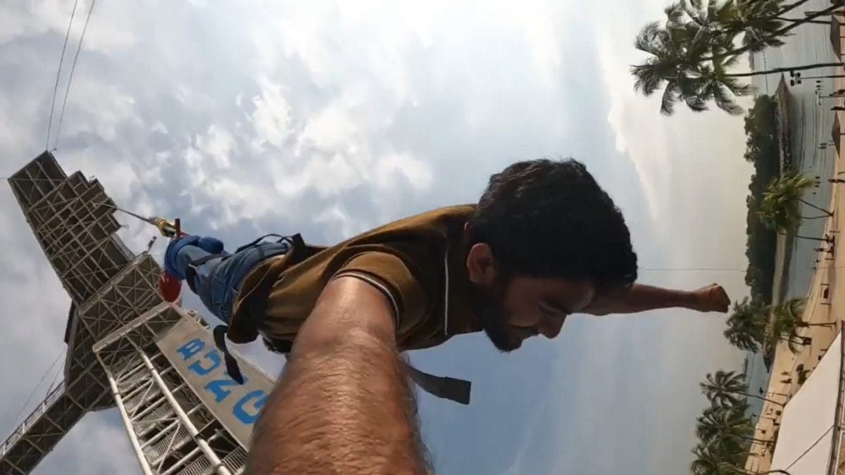 Gukesh keeps his promise, goes bungee jumping to celebrate World Chess Championship win | WATCH