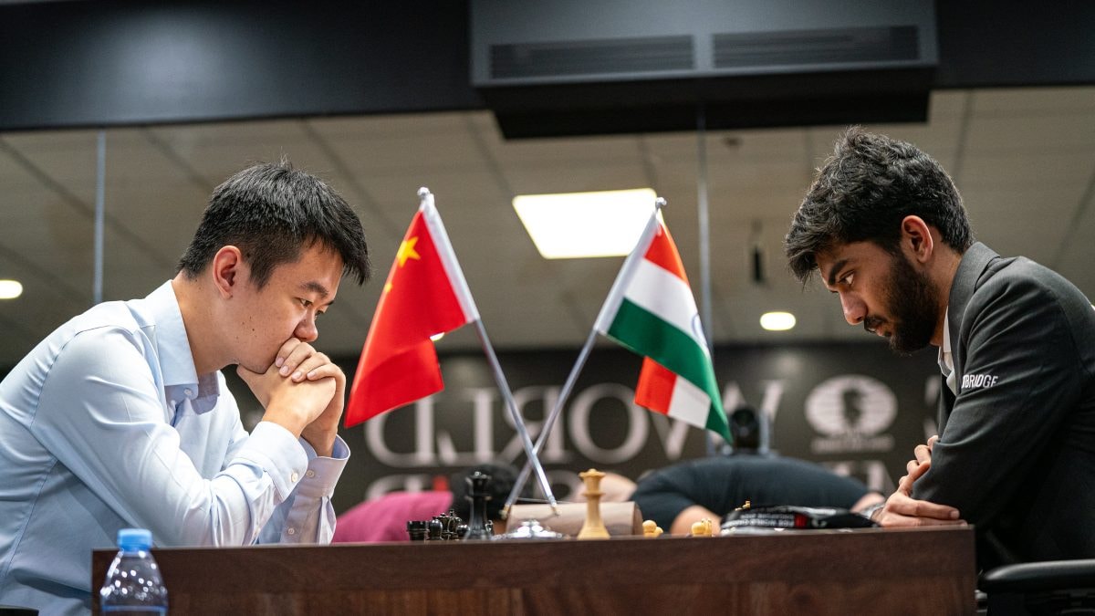 World Chess Championship 2024: Ding Liren secures draw vs D Gukesh in Game 13, final game could decide title winner