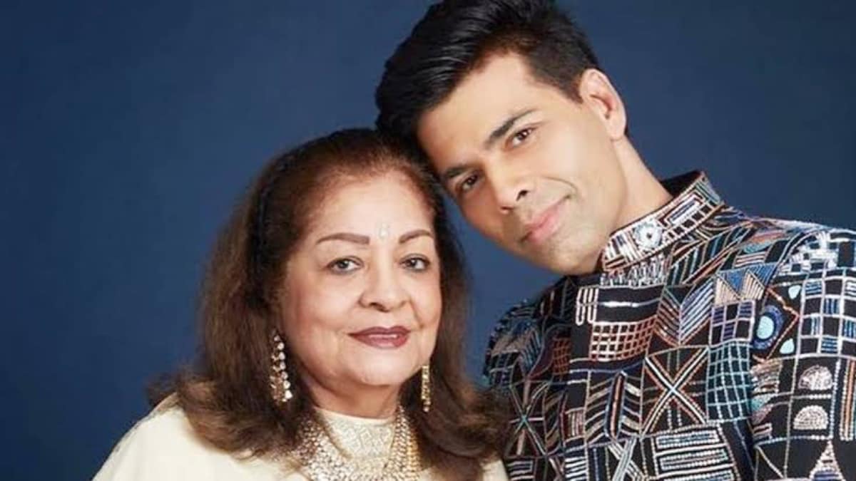 Karan Johar’s mother Hiroo Johar hospitalized, close friend Manish Malhotra pays a visit