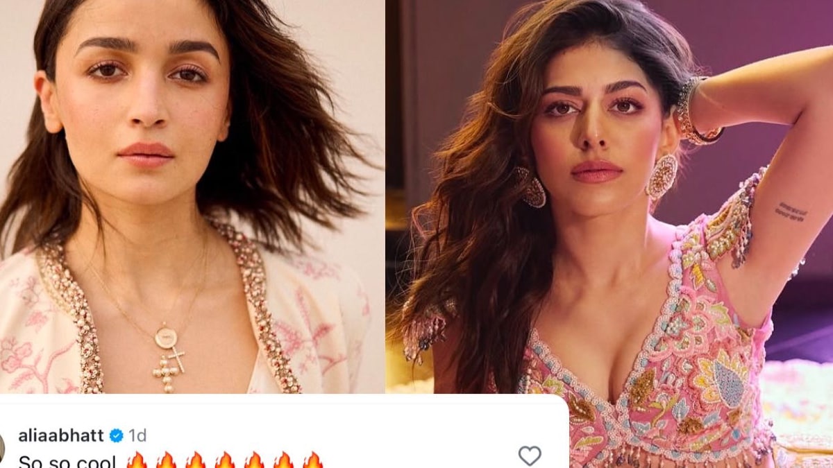 Alaya F flexes her fitness journey from 2024, receives a 'cool' reaction from Alia Bhatt