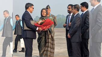 Foreign Secretary Vikram Misri arrives in Dhaka. ANI