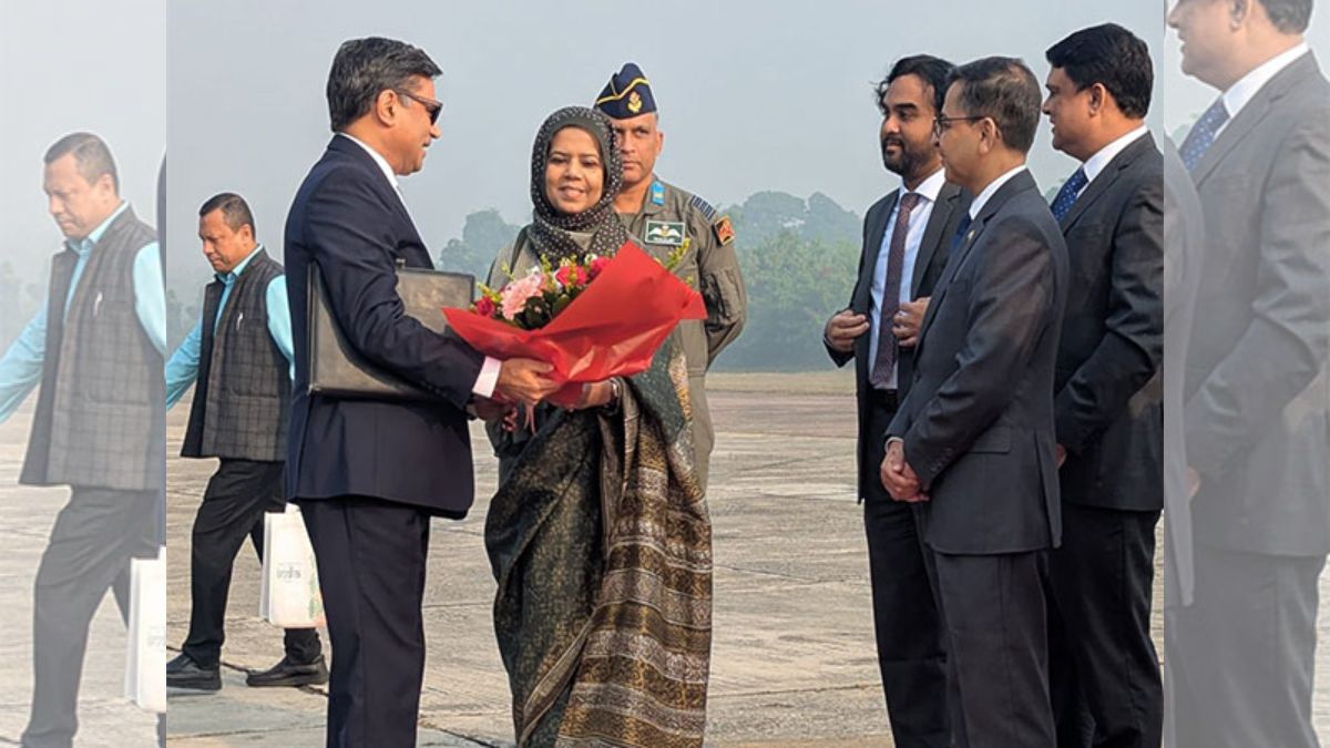 Foreign Secretary Vikram Misri arrives in Dhaka. ANI Foreign Secretary Vikram Misri arrives in Dhaka. ANI