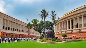 The old and new Parliament buildings. Source: PTI | FILE. 