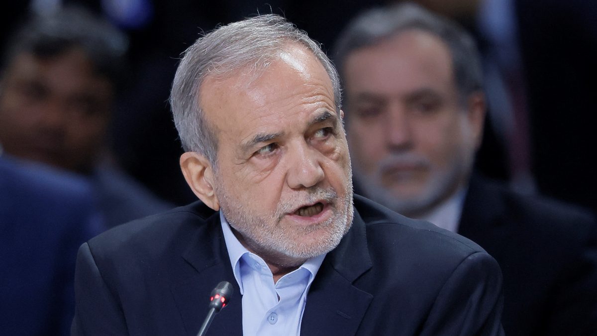 Iranian President Masoud Pezeshkian. File image/ Reuters Iranian President Masoud Pezeshkian. File image/ Reuters