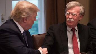 Donald Trump and John Bolton. Source: AFP | File.