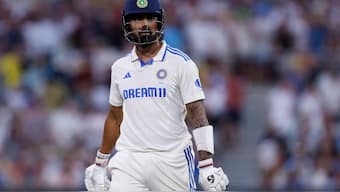 KL Rahul is expected to take Rohit Sharma's opening spot in the England series. Image: AP 