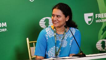 Koneru Humpy became only the second female player to win the FIDE Rapid World title more than once. Image credit: FIDE