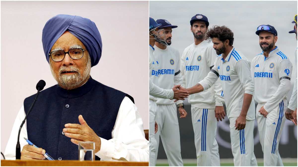 The Indian cricket team was spotted wearing black armbands in memory of late Dr Manmohan Singh on Day 2 of the fourth Test against Australia in Melbourne. AP The Indian cricket team was spotted wearing black armbands in memory of late Dr Manmohan Singh on Day 2 of the fourth Test against Australia in Melbourne. AP