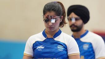 Indian shooter Manu Bhaker, a two-time Olympic medallist, has broken her silence on the Khel Ratna award snub. Reuters 